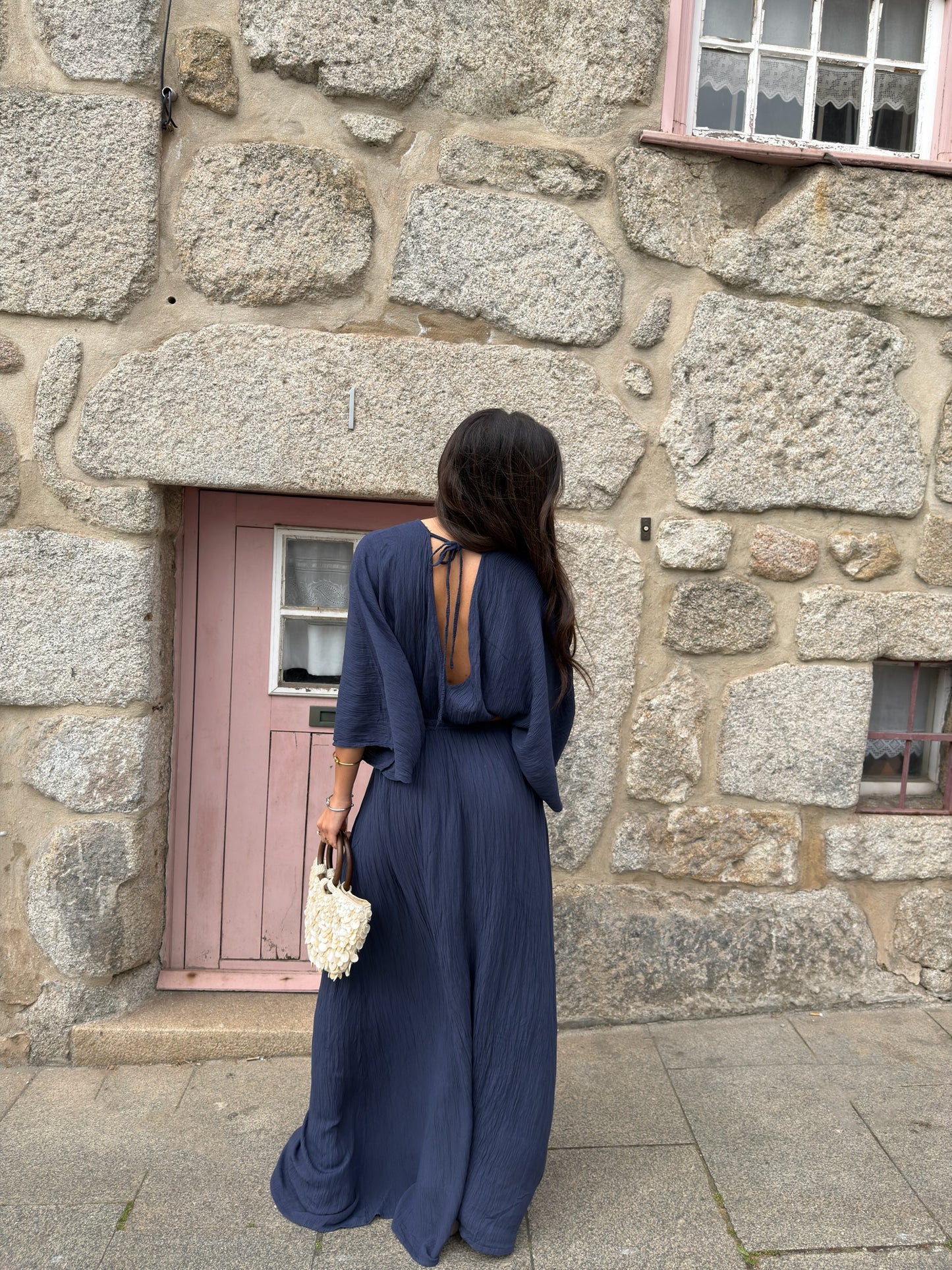 Capri Night Maxi Dress in Navy