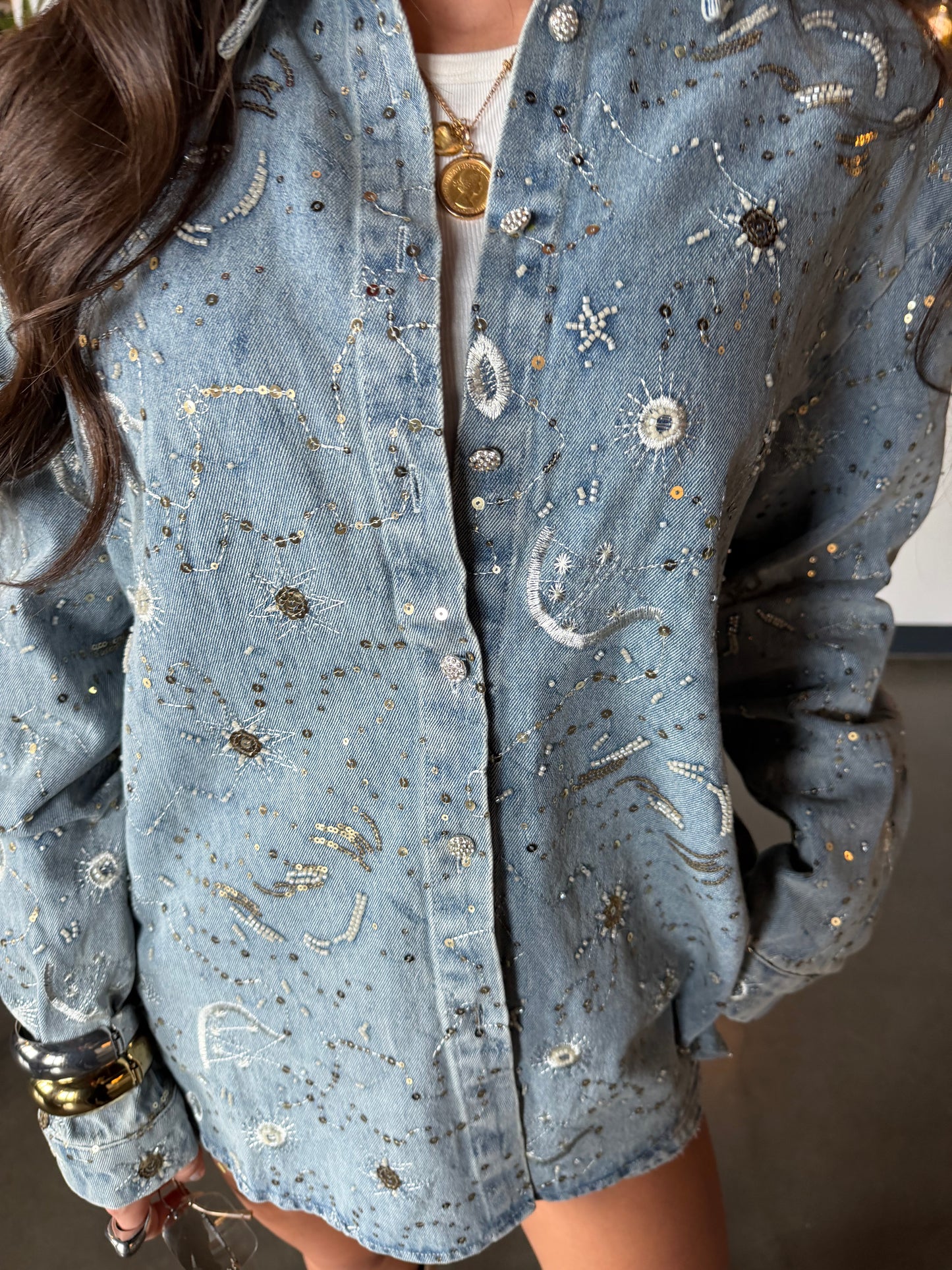 Celestial Denim Shirt