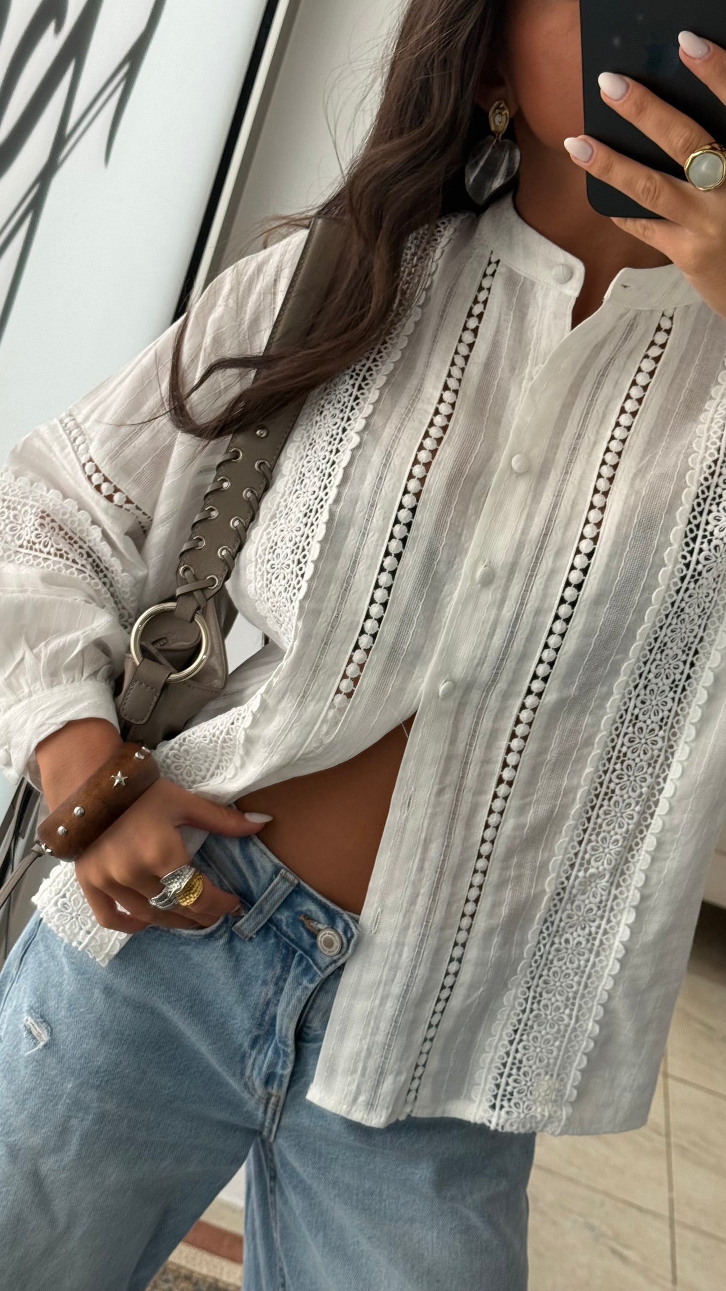 Essential White Shirt with Delicate Details