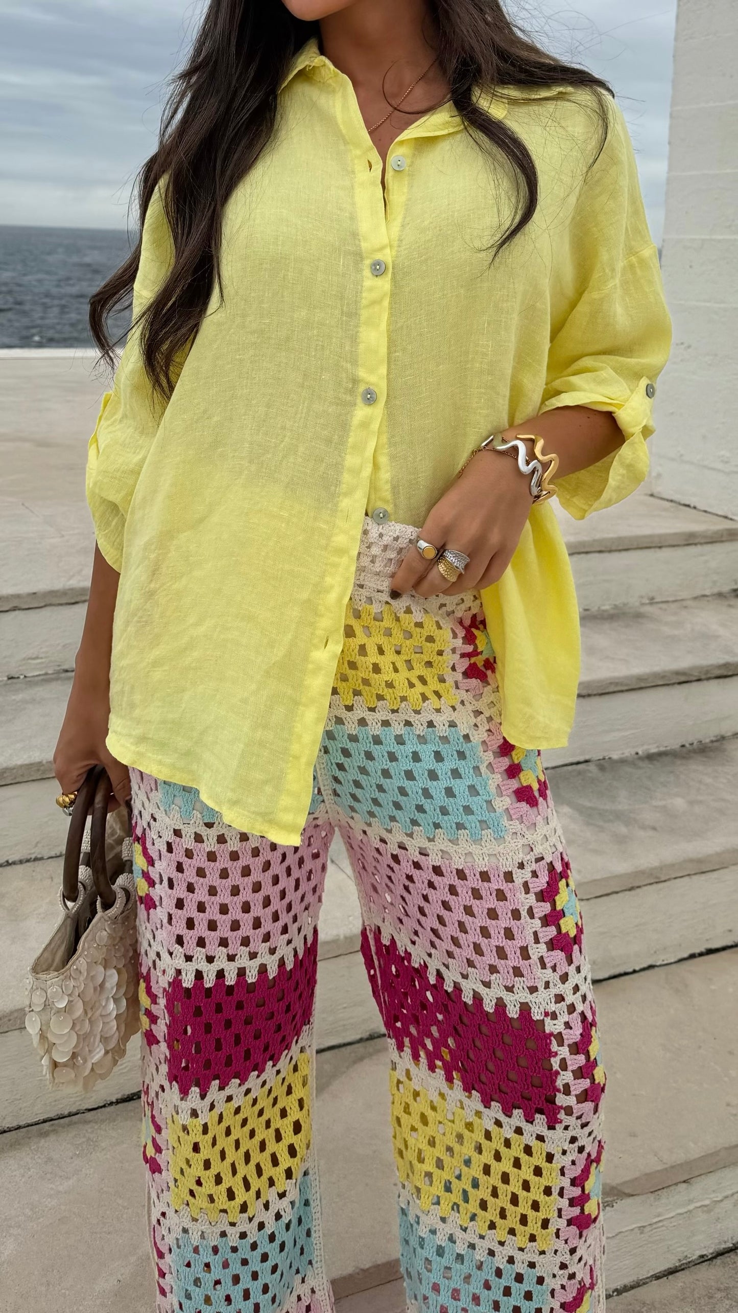 Lemon Linen Shirt
