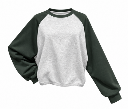 Two-Tone Baseball Sweatshirt