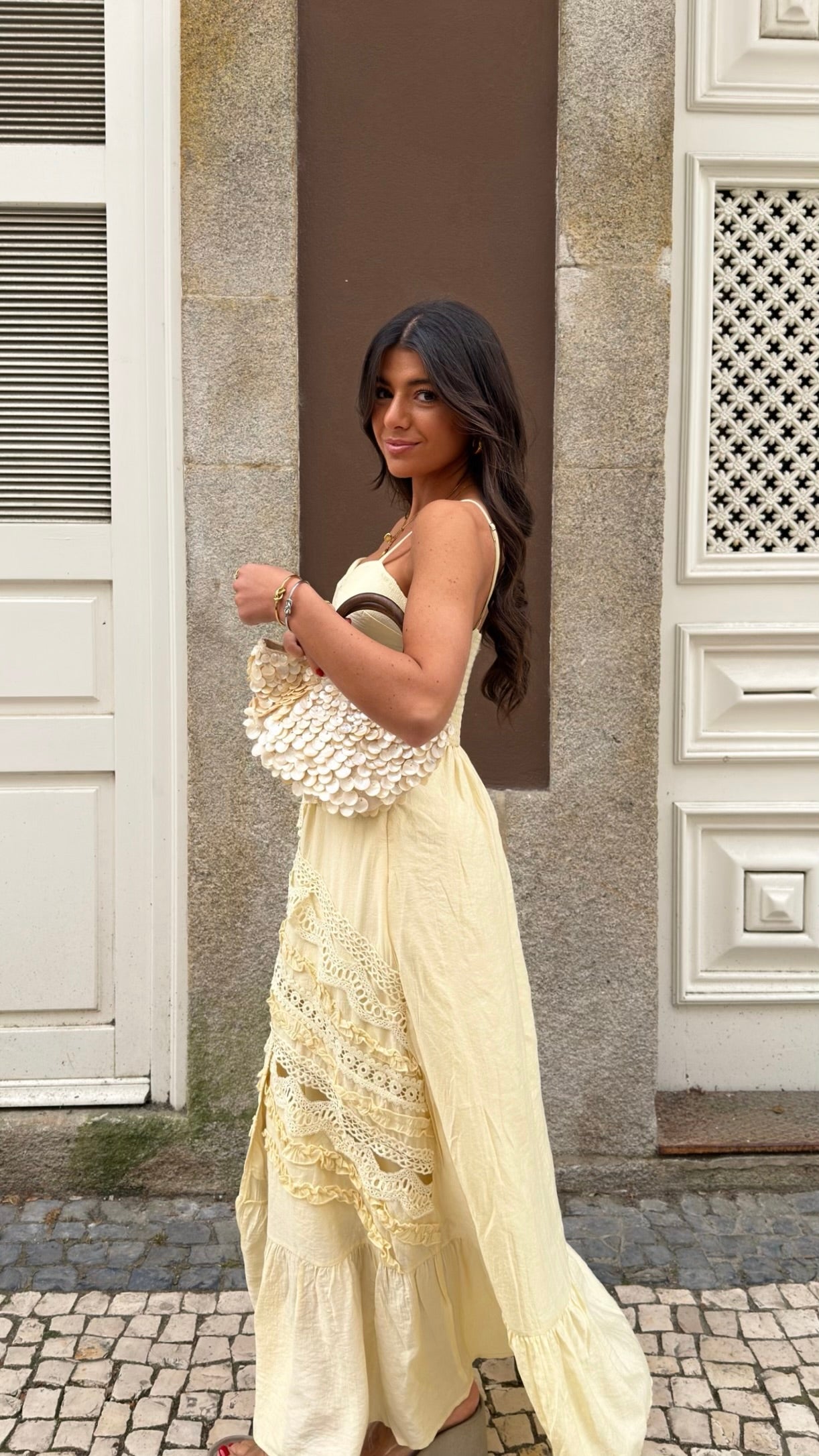Sunlight Lace Maxi Dress