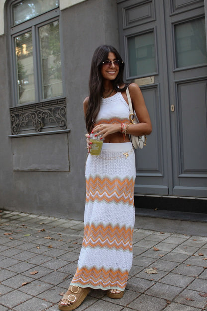 Crochet Set – Top and Lined Skirt