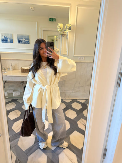 Belted Cozy Knit Cardigan