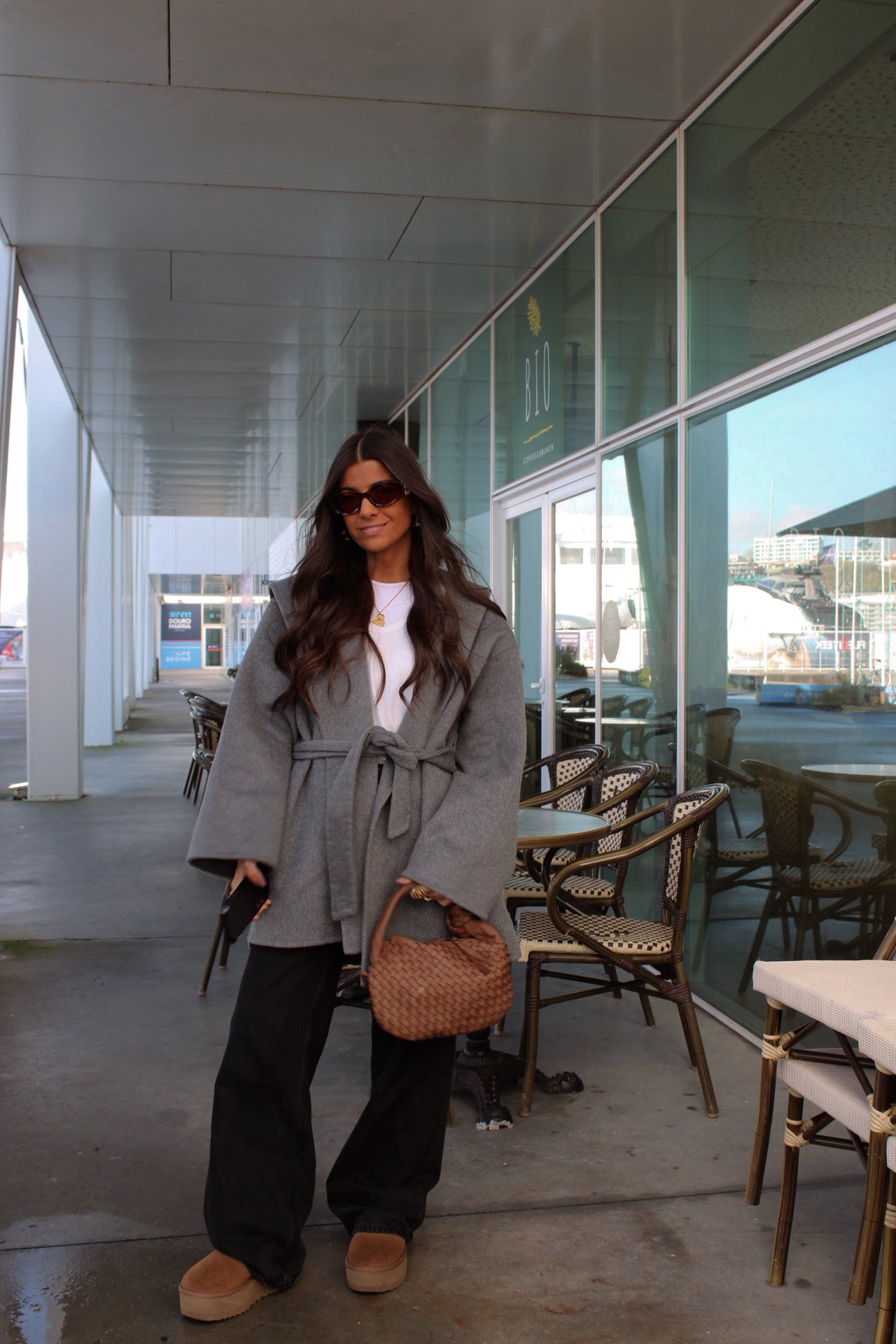 Pure Cashmere Hooded Coat