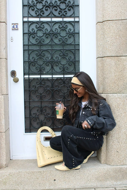 Studded Denim Jeans