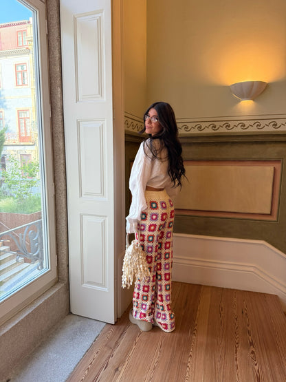 Colorful Crochet Pants