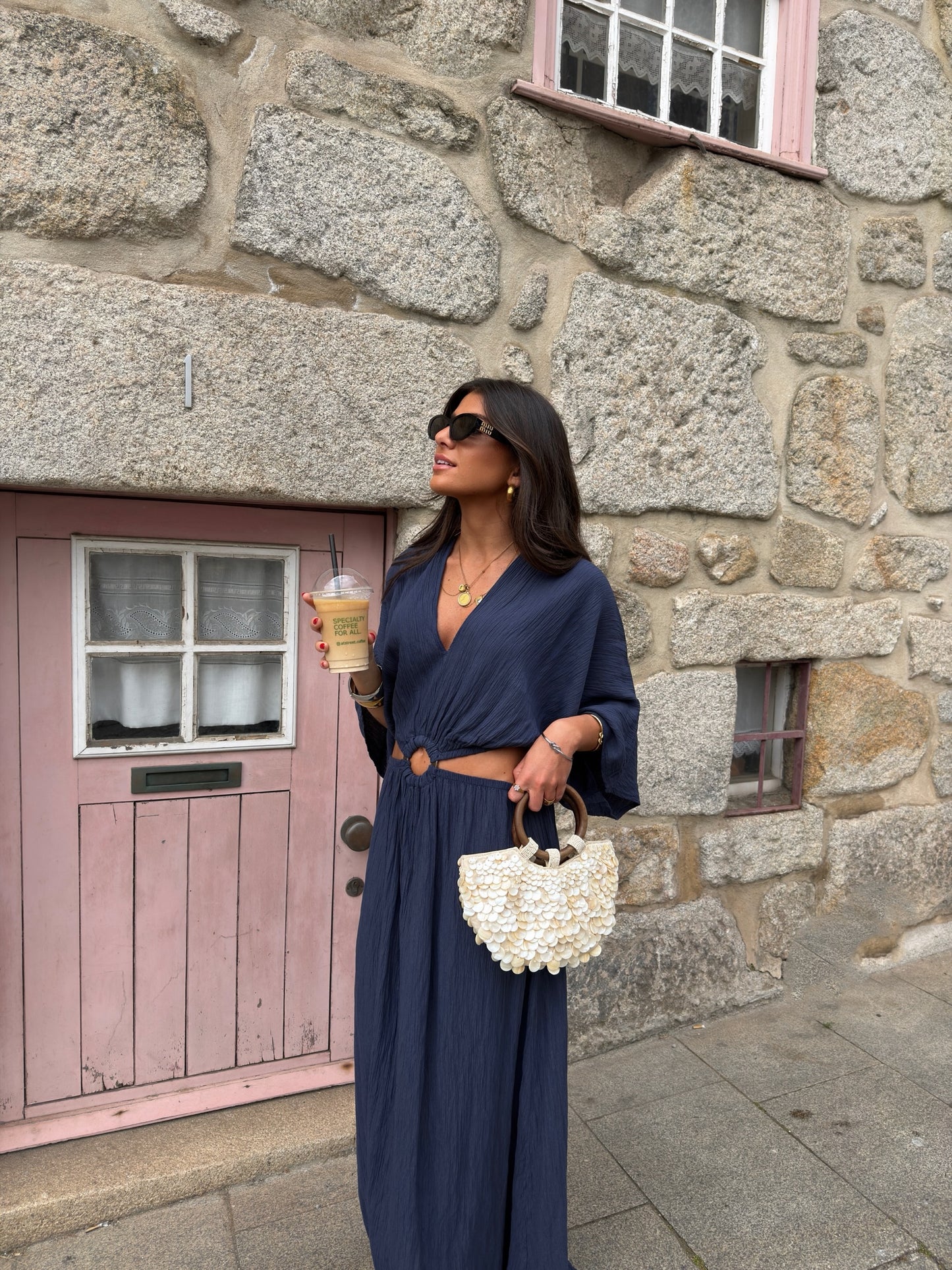 Capri Night Maxi Dress in Navy