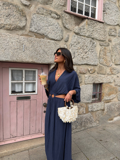 Capri Night Maxi Dress in Navy