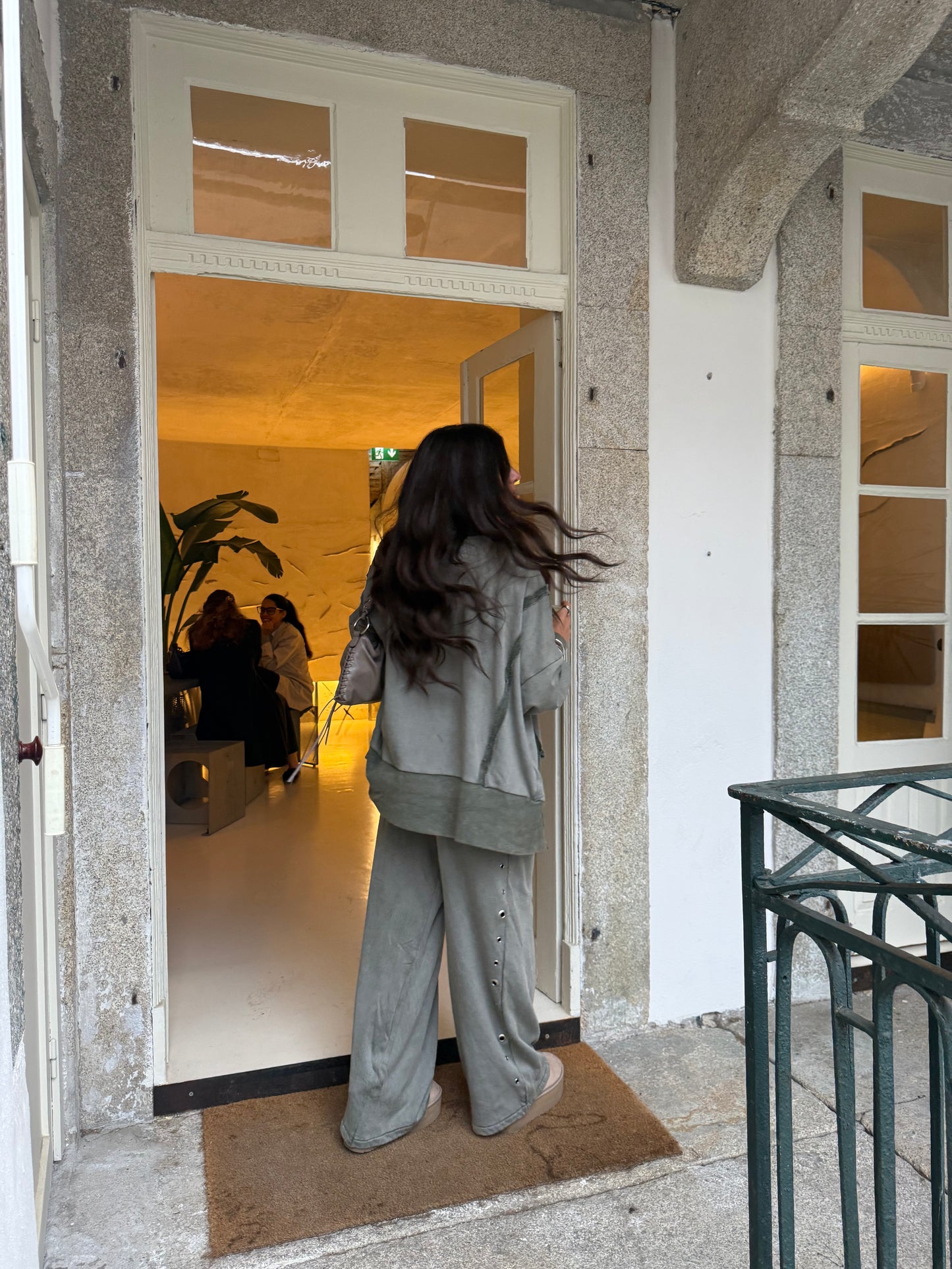 Comfy Khaki Eyelet Co-ord