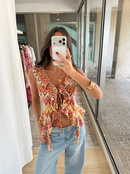 Sunset Waves Asymmetric Top
