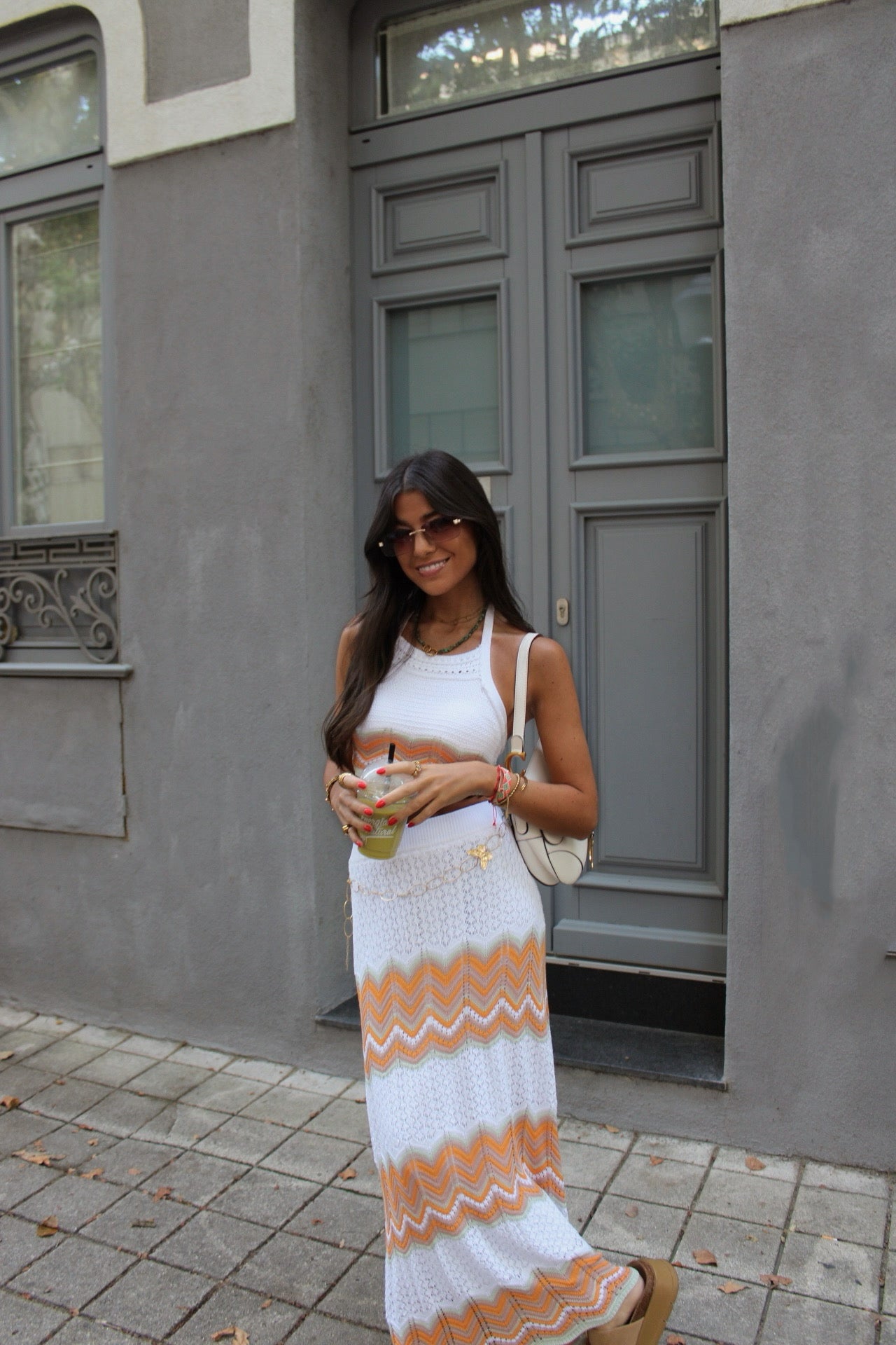 Crochet Set – Top and Lined Skirt