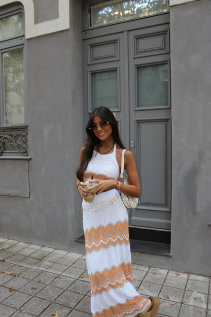 Crochet Set – Top and Lined Skirt