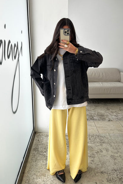 Butter Yellow Jogger Pants