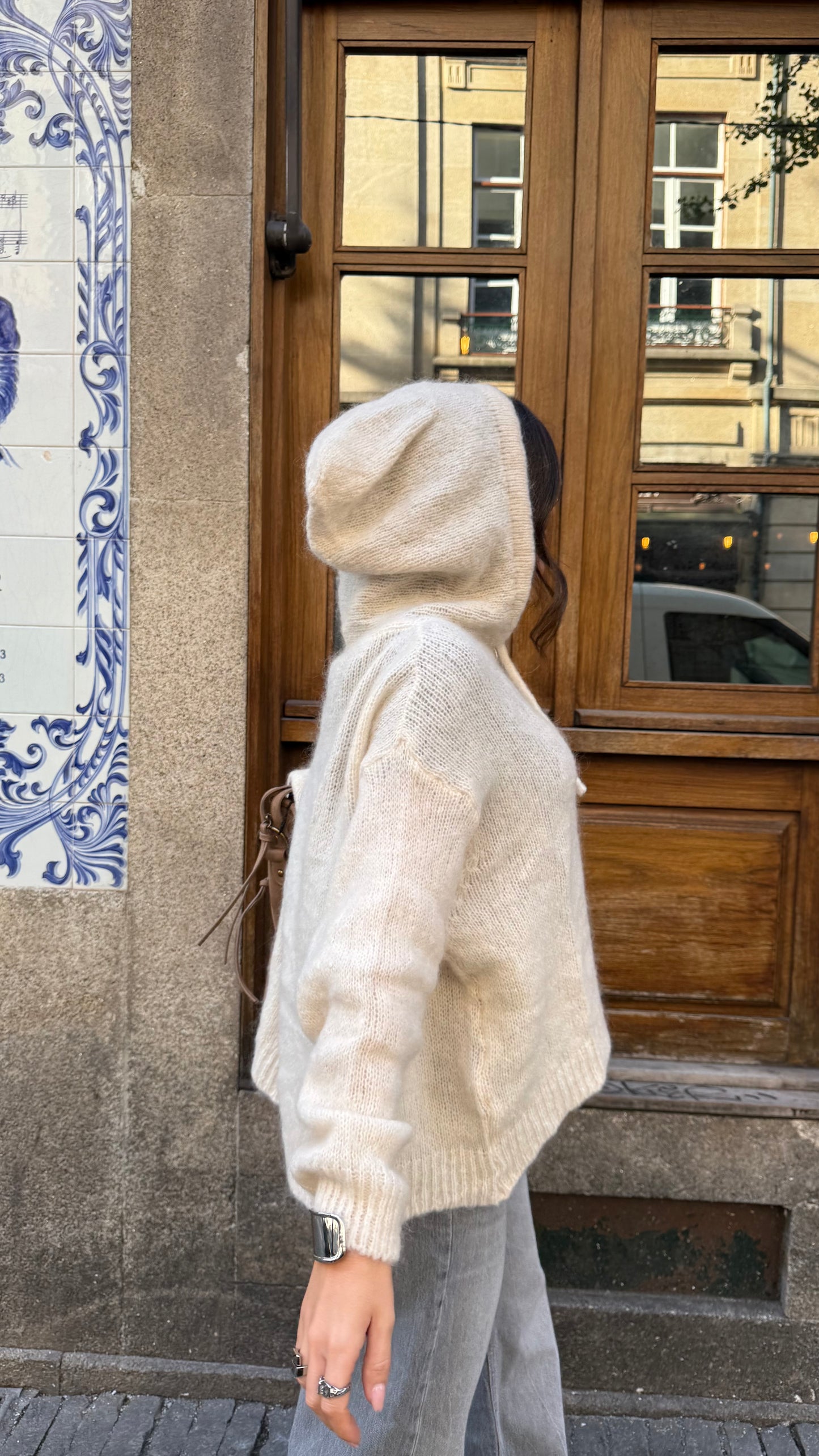 Wool & Mohair Blend Hoodie
