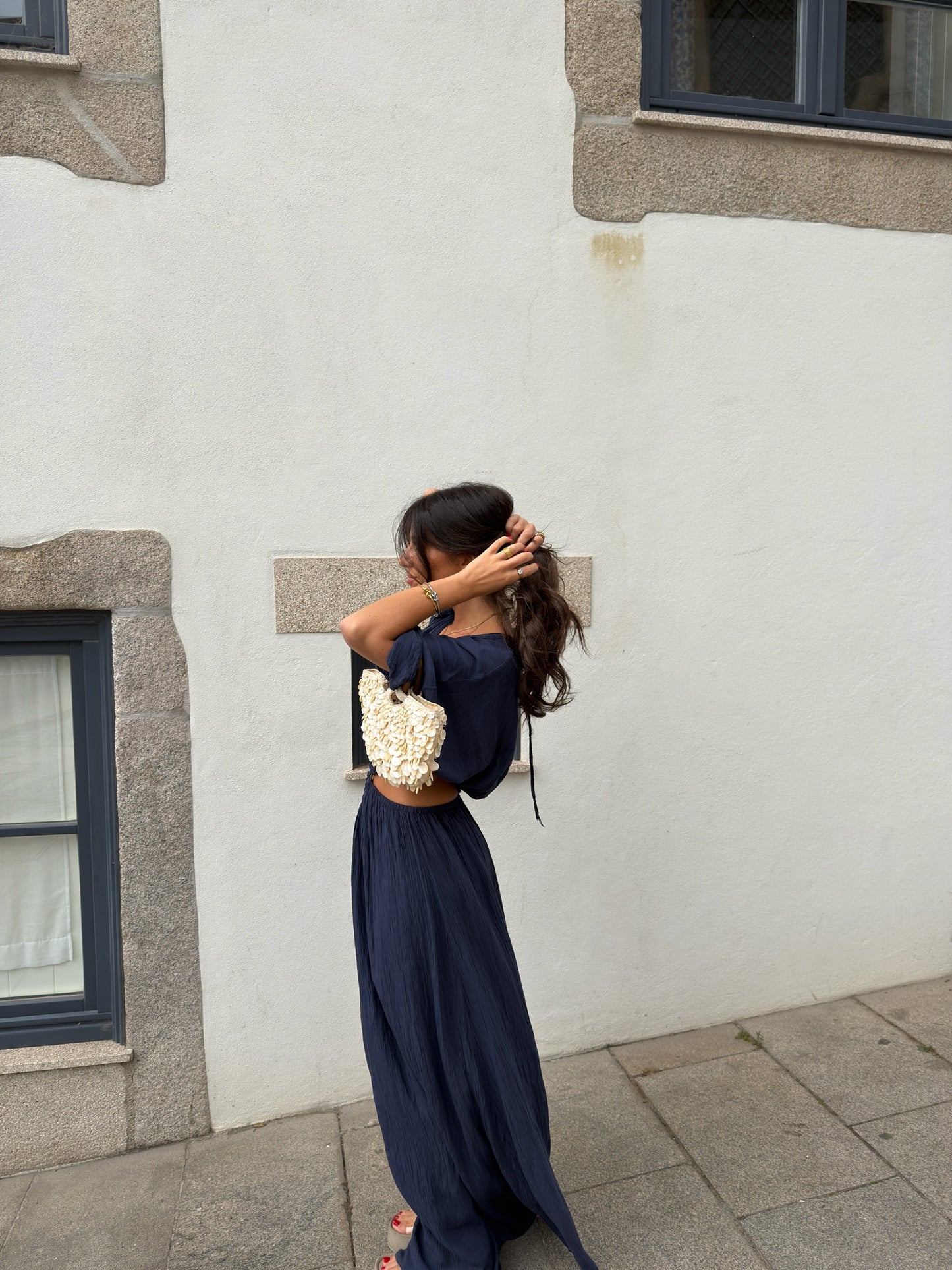 Capri Night Maxi Dress in Navy