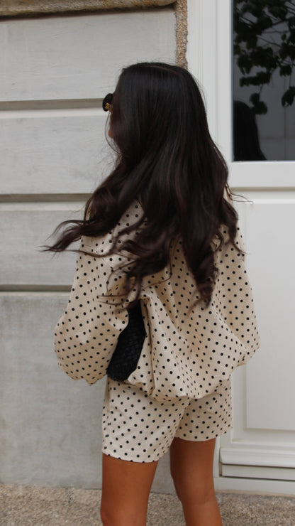 Polka Dot Balloon Jacket