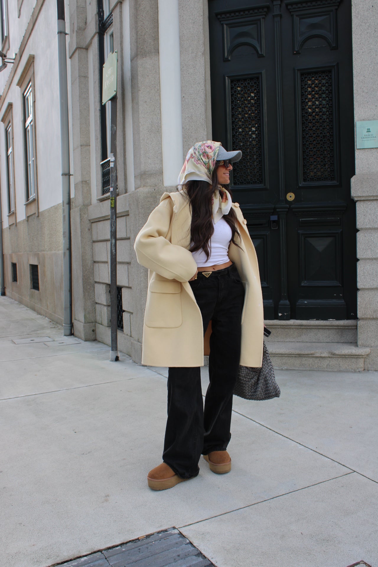 Butter Yellow Cashmere Coat