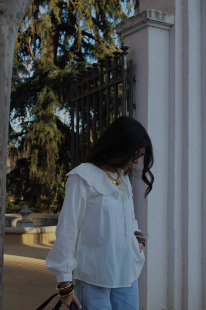 Collared Blouse - Off-White