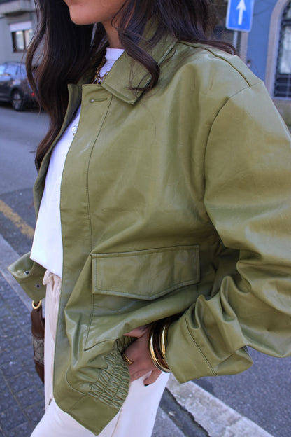 Bomber Pistachio Green