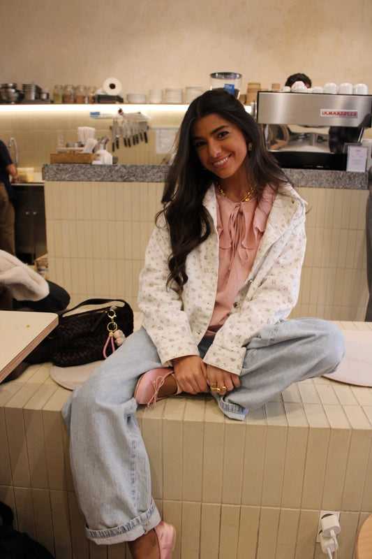 Collared Blouse In Light Pink