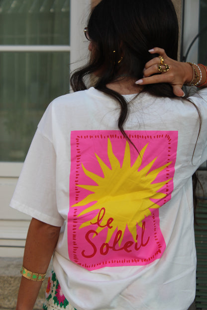 T-shirt "Soleil" - Pink