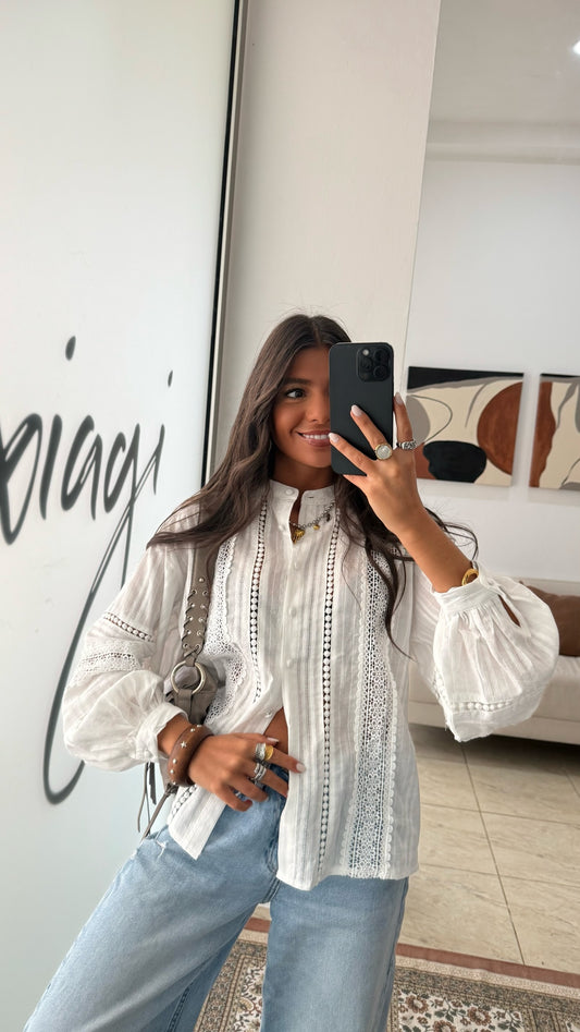 Essential White Shirt with Delicate Details