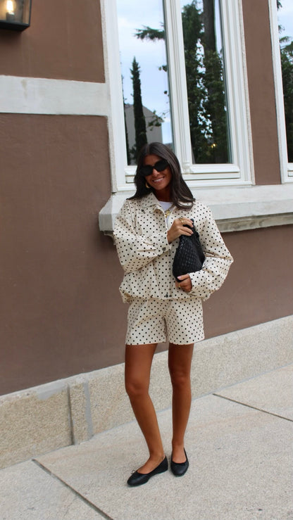 Polka Dot Balloon Jacket