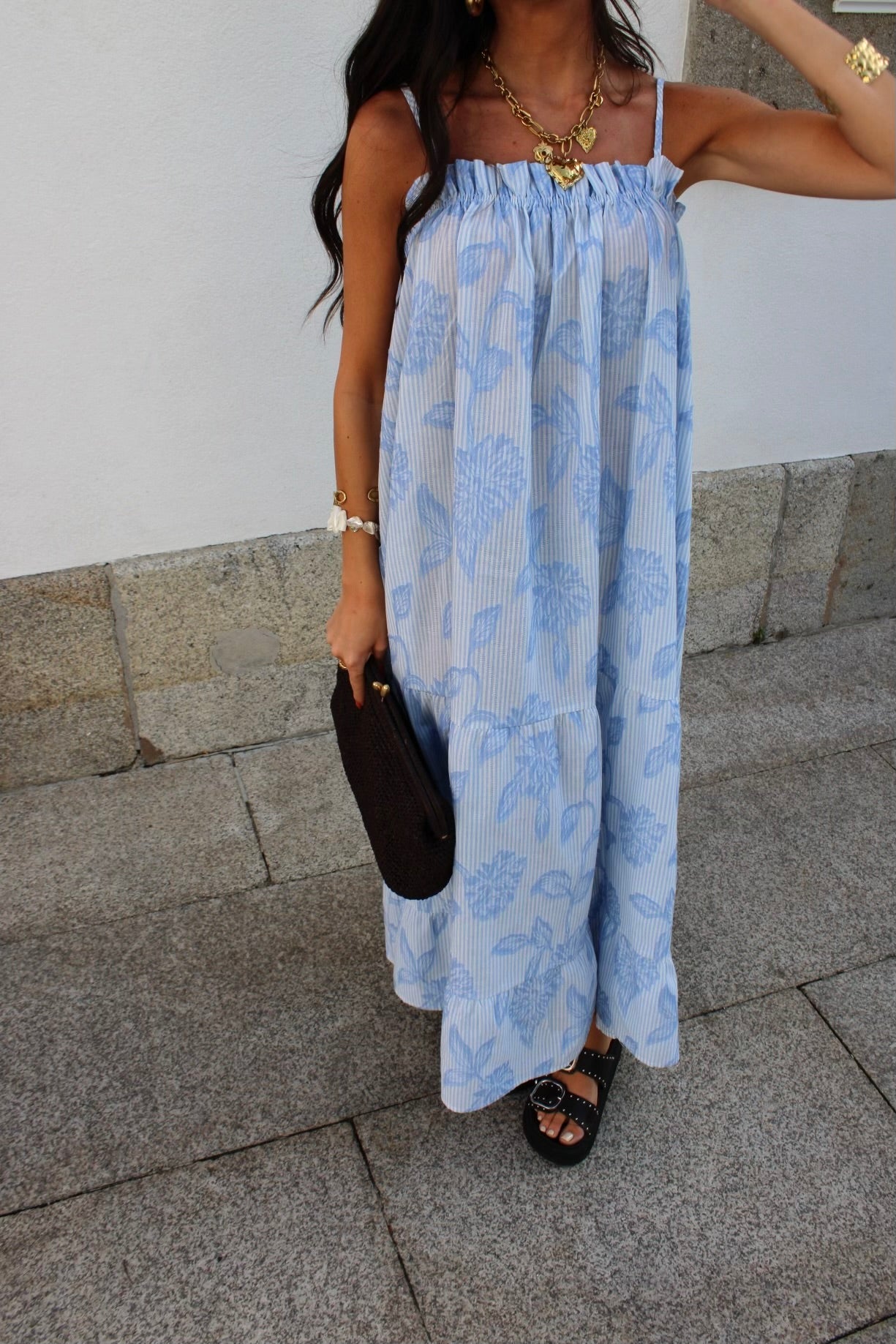 Sky Blue Maxi Dress