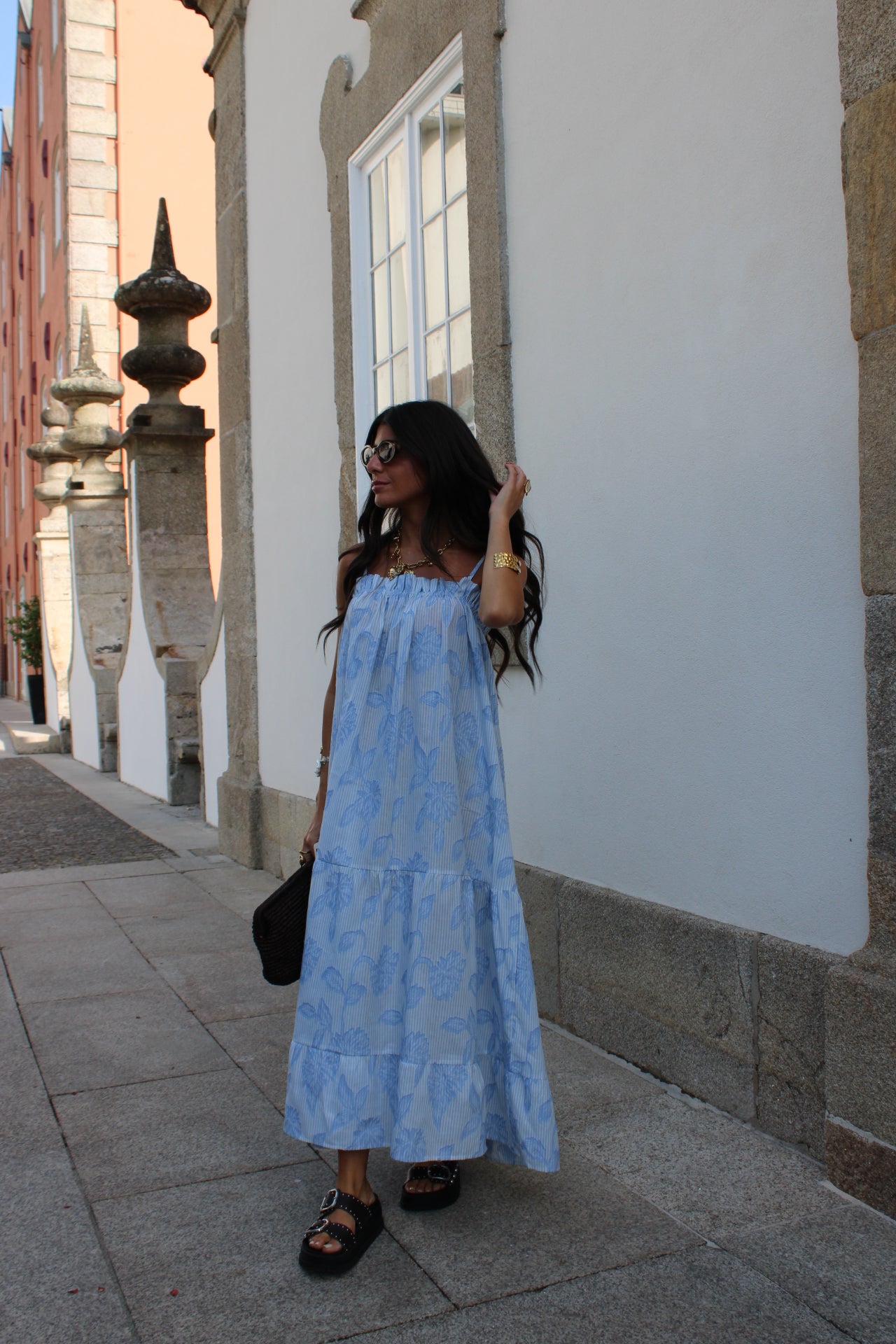 Sky Blue Maxi Dress