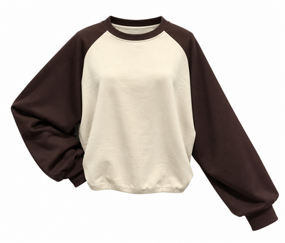 Two-Tone Baseball Sweatshirt