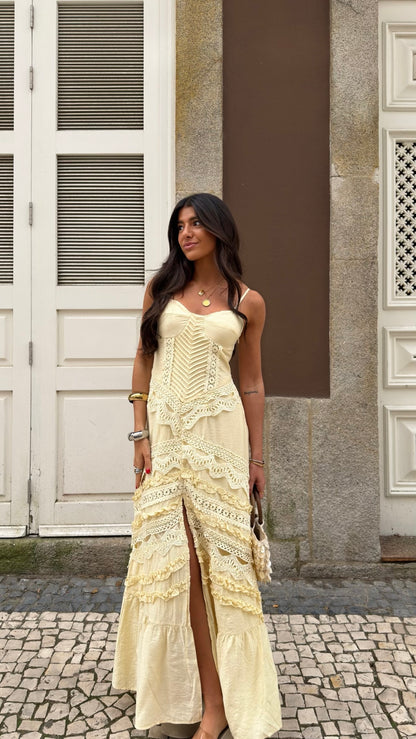 Sunlight Lace Maxi Dress