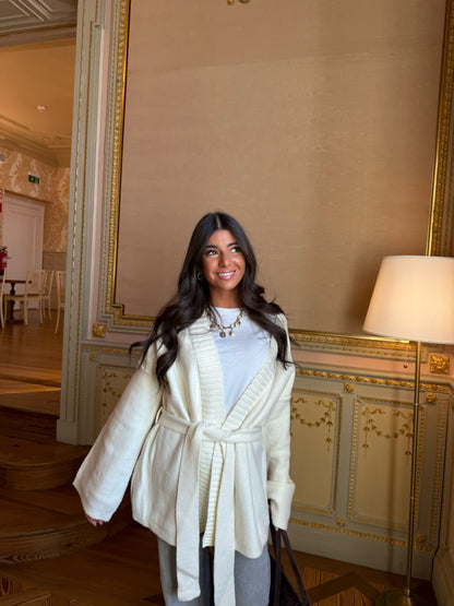 Belted Cozy Knit Cardigan