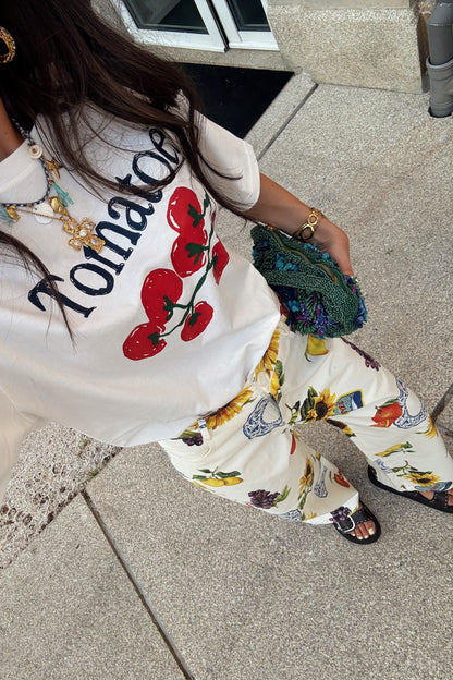 Tomatoes Print T-shirt