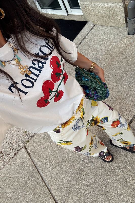 Tomatoes Print T-shirt