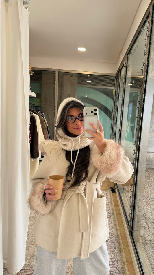 Off-White Knit  Balaclava