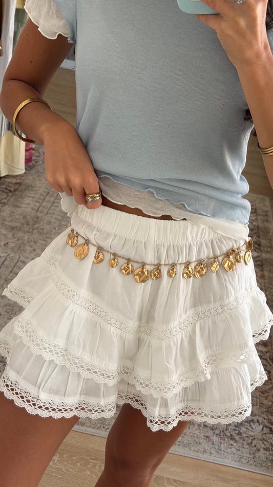 Santorini Lace Skort