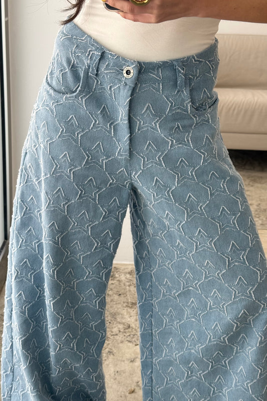 Star-Print Jeans