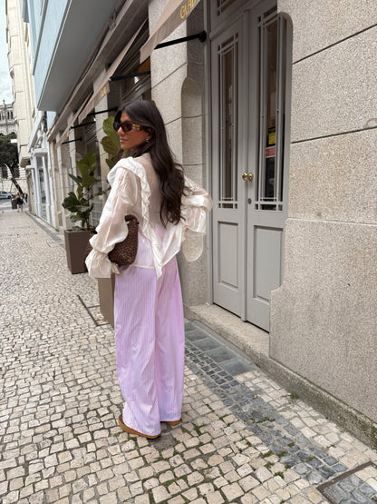 Striped Pants In Pink