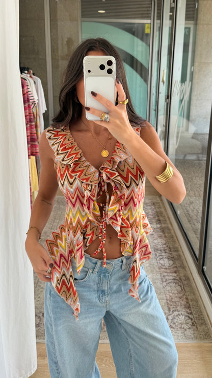 Sunset Waves Asymmetric Top