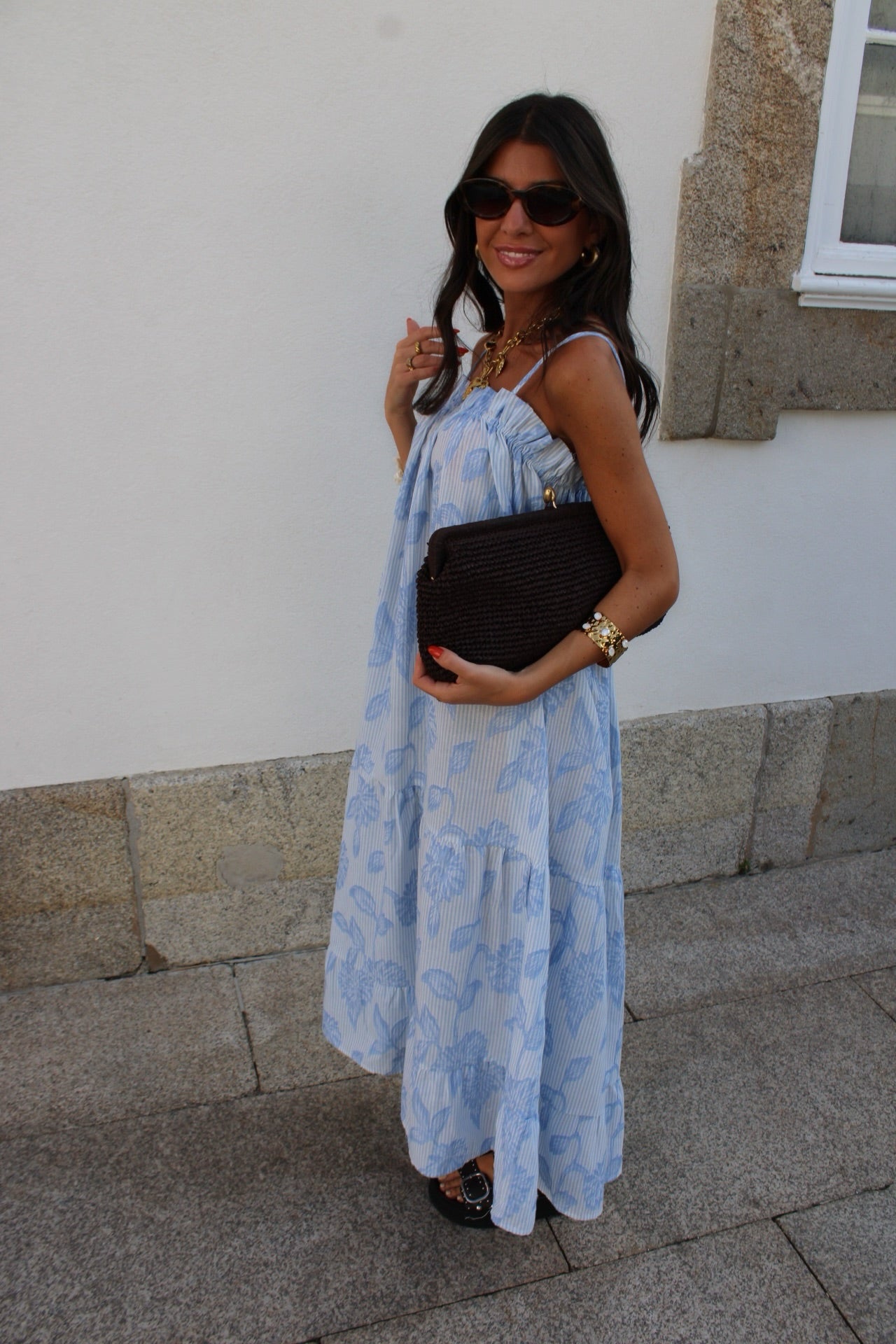 Sky Blue Maxi Dress