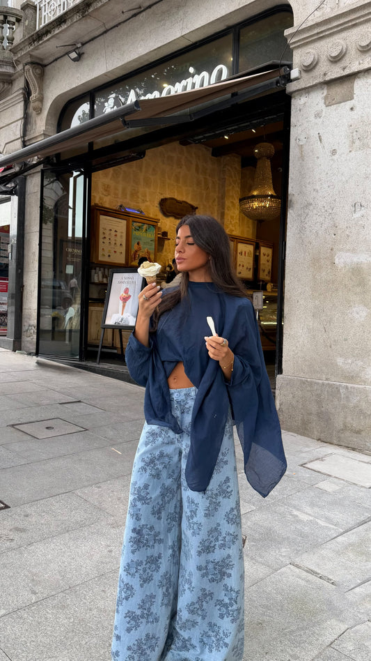 Midnight Cape Top