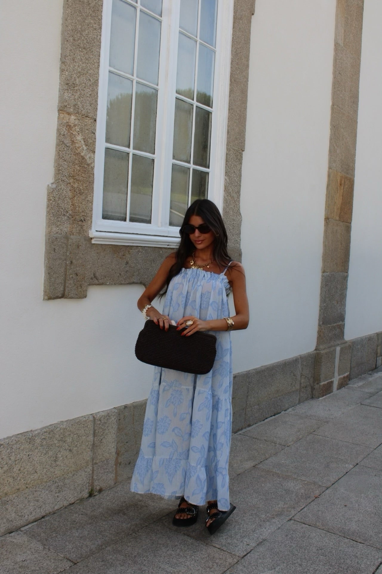 Sky Blue Maxi Dress