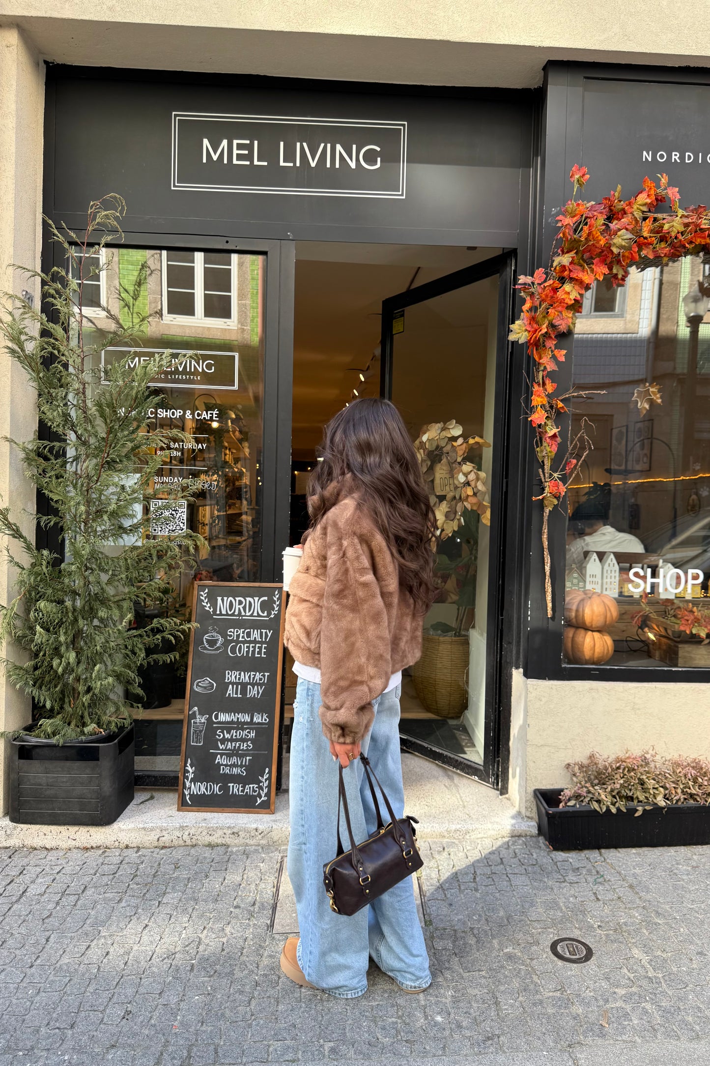 Caramel Fur Effect Jacket