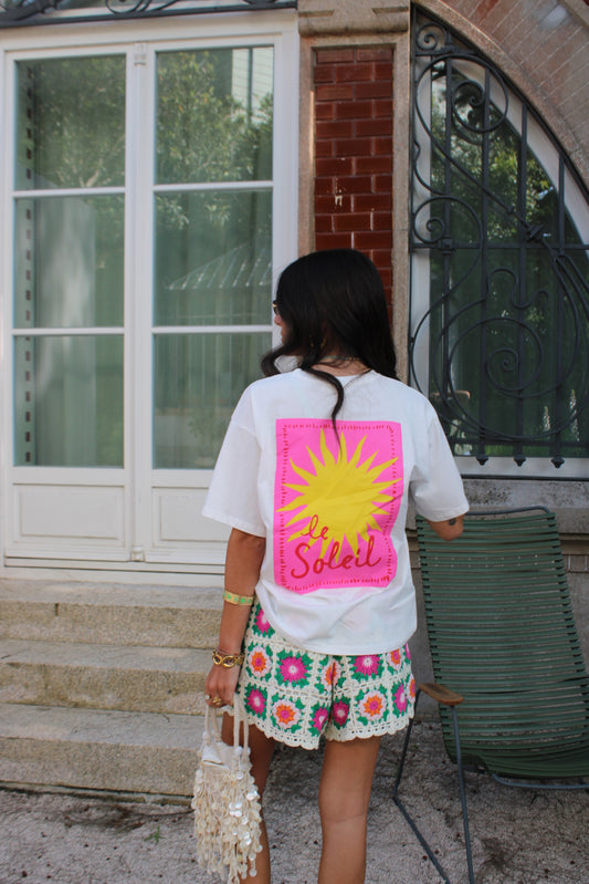 T-shirt "Soleil" - Pink