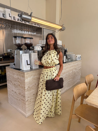 Limoncello Polka Co-ord