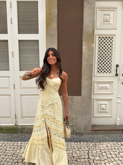 Sunlight Lace Maxi Dress