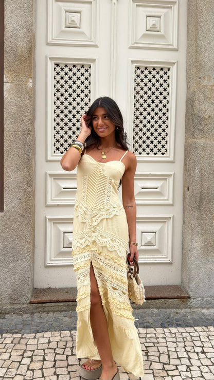 Sunlight Lace Maxi Dress