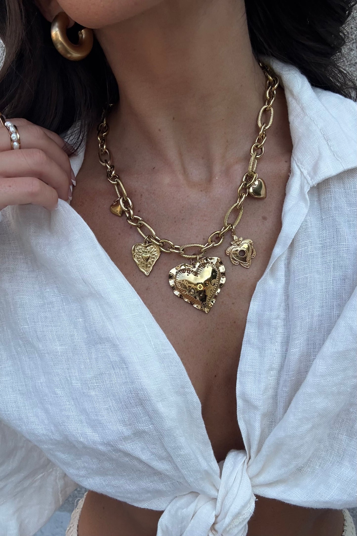 Heart Charms Necklace