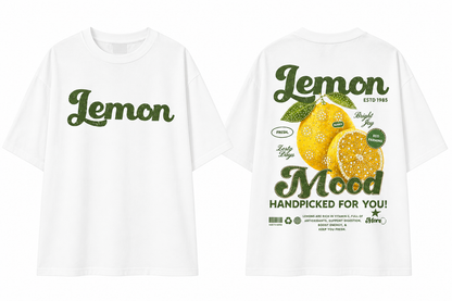Amalfi Lemon Oversized Tee